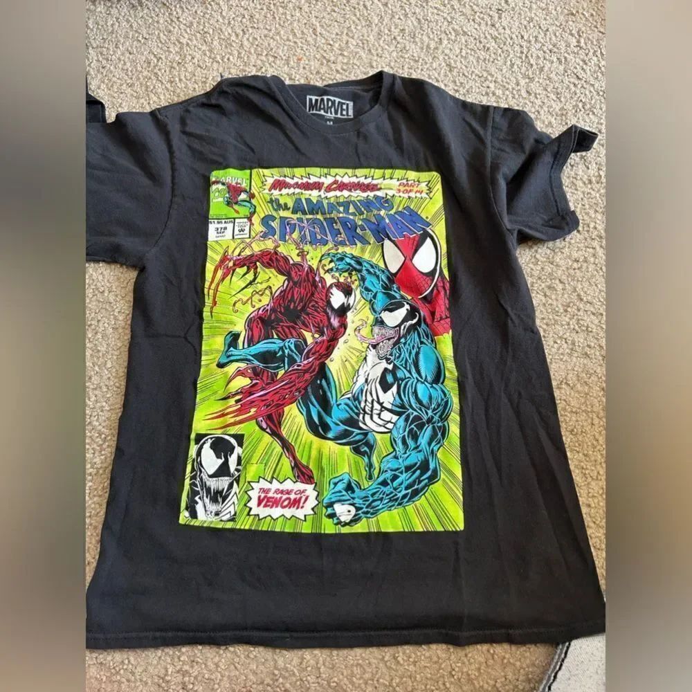 Marvel The Amazing Spider-Man Comic Book Style Tshirt